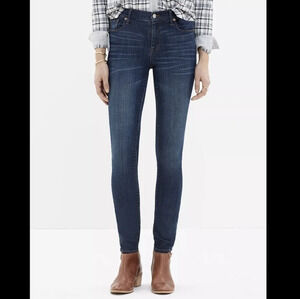 MADEWELL HighRiser Skinny Atlantic Blue Denim Jean